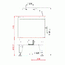 Кутова повітряна камінна топка сталева на дровах тривалого горіння Bef Therm 8 CL/CP, фото 6
