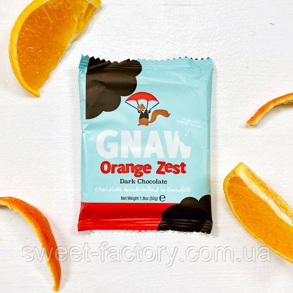Черный шоколад Gnaw Orange Zest 50 g