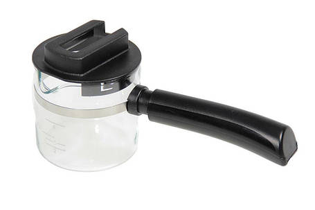 Колба скляна ємність з кришкою та ручкою для кавоварки Delonghi EC 9, 8, 7, 6, 5 (7313285439), фото 1