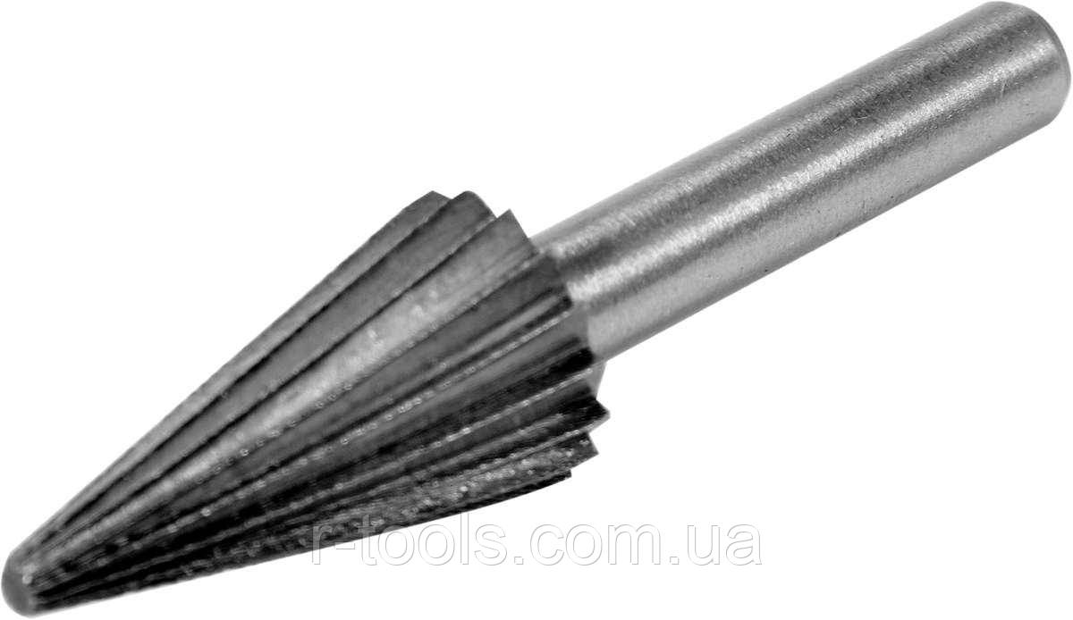 Фреза конусна для металу Ø13 X 25/55 мм HSS 4241 хвостовик — Ø 6 мм Yato YT-61718