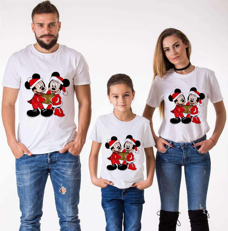Футболки Фемілі Лук Family Look для всієї родини "Міккі та Мінні Мауси (Новий Рік)" Push IT, фото 1