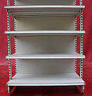 Торгові пристінні стелажі «Мікрон» 210х65 см., на 6 полиць, Б/у, фото 9