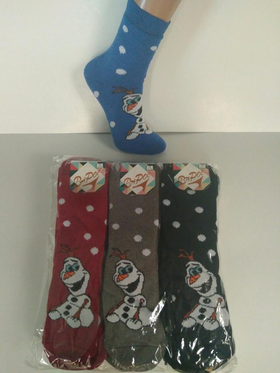 Шкарпетки дитячі махрові "Olaf" 18 р. (Зимові) Варос