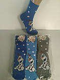 Шкарпетки дитячі махрові "Olaf" (Зимові) Варос, фото 2