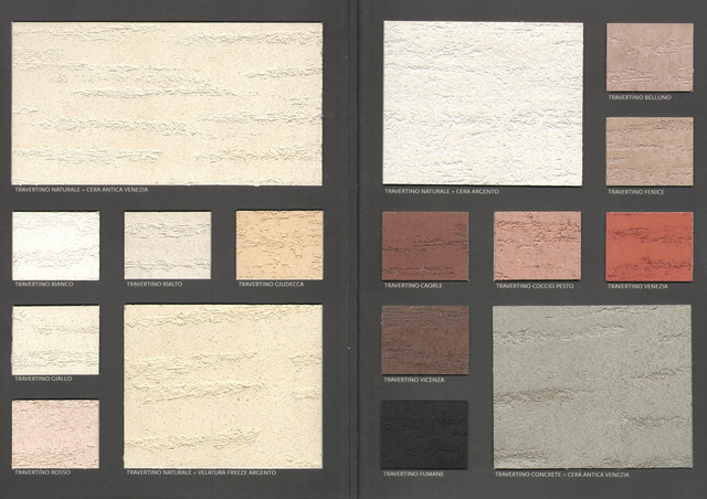 Каталог цвета Travertino Каталог цвета Travertino