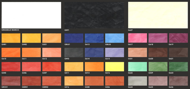 Каталог кольору Grassello Каталог кольору Grassello