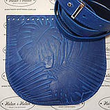 Клапан для сумки. "Пальми". Цвет "Василек"., фото 3