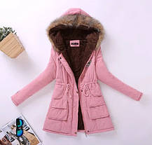 Жіноче пальто утеплене-куртка, фото 4