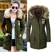 Жіноче пальто утеплене-куртка, фото 2