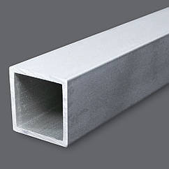 Труб алюмінієва квадратна 20х20х2 мм АД31Т5 профільна