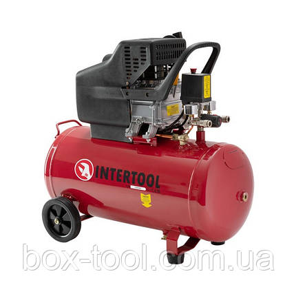 Компресор 50 л INTERTOOL PT-0003, фото 2