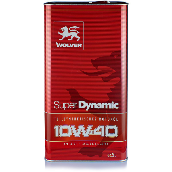 Масло Wolver Super Dynamic 10W-40 SL/CF 5л