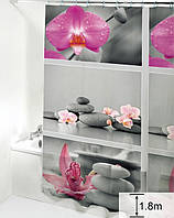 Шторка для ванной комнаты Дом на все 100 Orchid 180х180 см