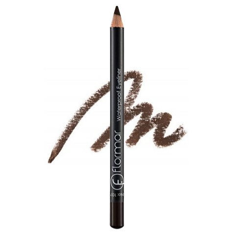 Водостійкий олівець для очей Flormar Waterproof Eyeliner 107 Copper Brown (Коричневий)