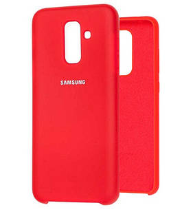 Чохол Silicone Case для Samsung Galaxy A6 plus червоний