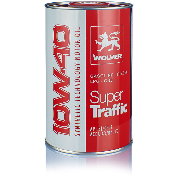 Масло WOLVER Super Traffic 10W-40, API SJ/CF 1л