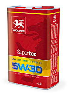 Масло WOLVER Supertec 5W-30, API SN/CF 4л
