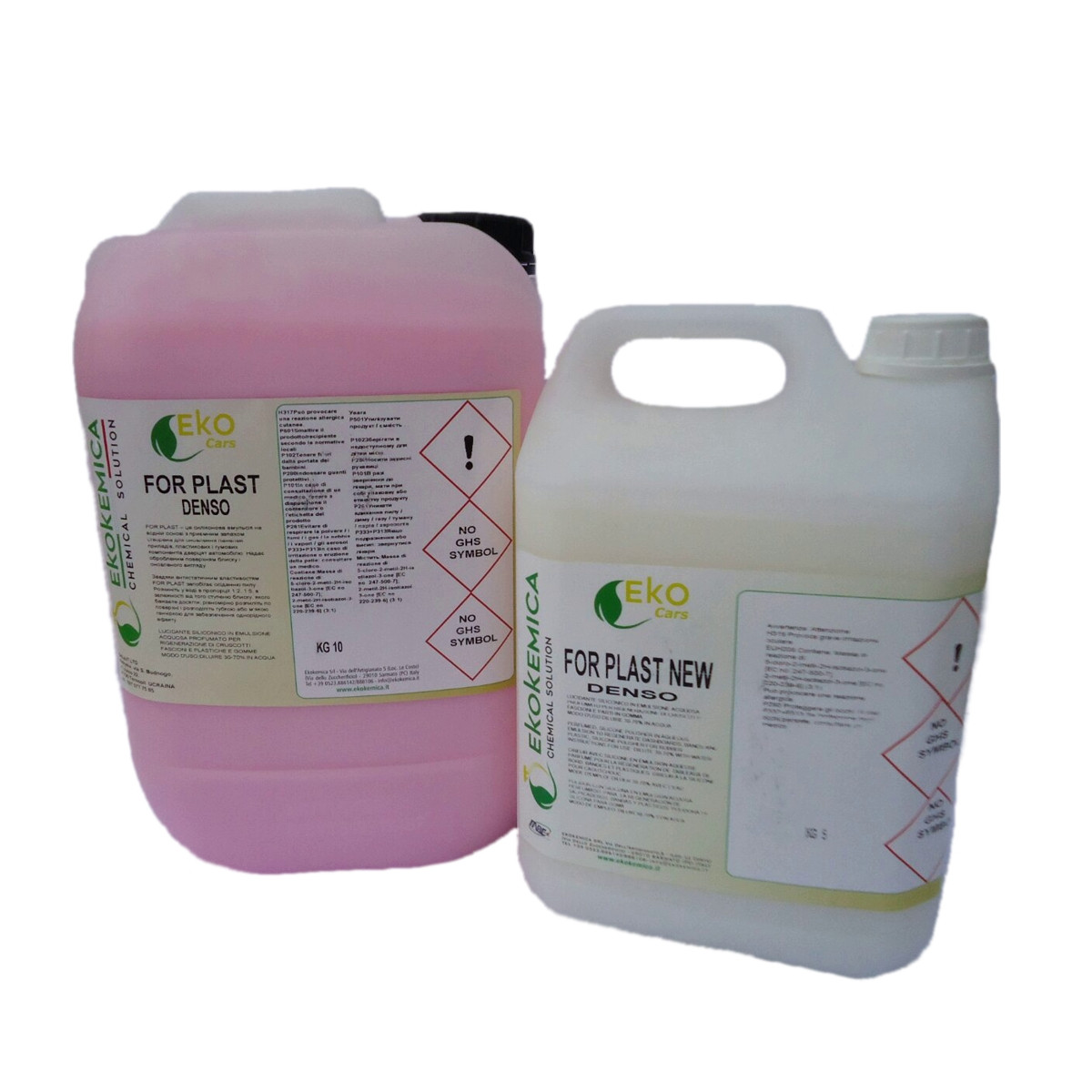Поліроль для пластиковий деталей EKOKEMICA FOR PLAST DENSO+ROSA, Каністра 5 кг