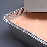 Контейнер алюмінієвий 2000мл SP 88L 253х187х54 мм 50шт з фольги без кришки, фото 3