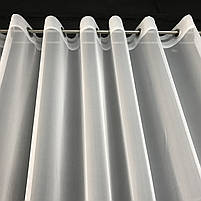 Готові штори Рожеві однотонні з мікровелюру з шифоновим тюлем на люверсах 200*270 см, модні оксамитові портьєри для спальні, фото 8