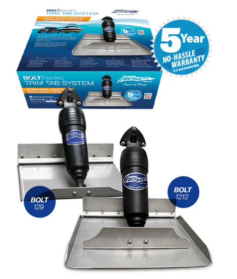 Плити транцеві, електромеханічні BOLT249 Electric Trim Tab System