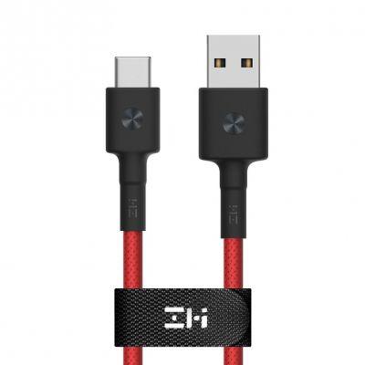 Кабель Xiaomi ZMI Micro USB Braided Cable 1m Red (AL603), фото 1