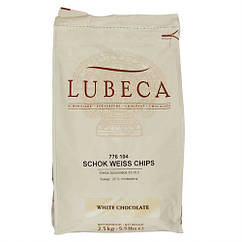 Шоколад білий Lubeca 33% 2,5 кг