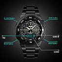 Чоловічий наручний годинник Skmei Marshal Black VIP, фото 6