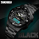 Чоловічий наручний годинник Skmei Marshal Black VIP, фото 4