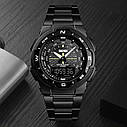 Чоловічий наручний годинник Skmei Marshal Black VIP, фото 8