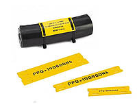 Профиль для маркировки кабелей Partex PPQ+10, 10 x 40 мм, желтый (20 м / 500 шт. катушка) PPQ+10040DN4
