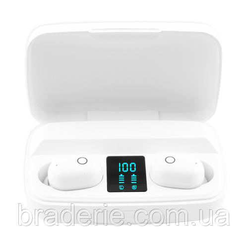 Бездротові навушники JBL TWS-BT011 з кейсом white