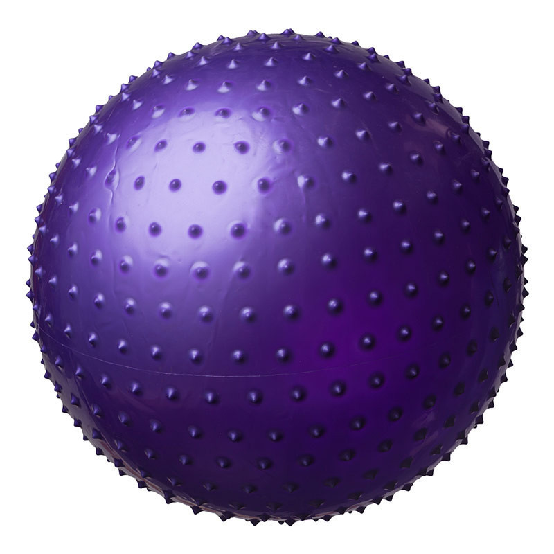 М'яч для фітнесу масажний фіолетовий 75см