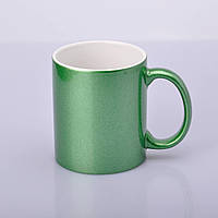 Чашка для сублімації перламутрова (зелена)