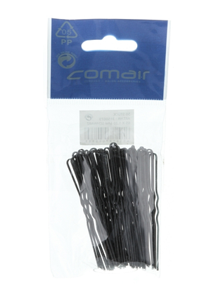 Шпильки Comair 6,5 см чорні товсті 50 шт, фото 1