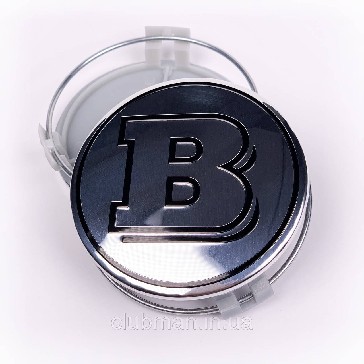 Ковпачки (заглушки) в литі диски BRABUS Mercedes-Benz (Мерседес) 75 мм Хром