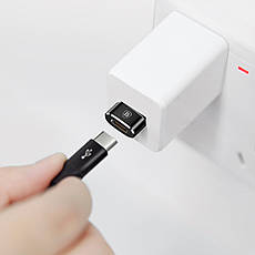 Перехідник Baseus Type-C на USB 2.0 480Mbps Чорний (CAAOTG-01), фото 4