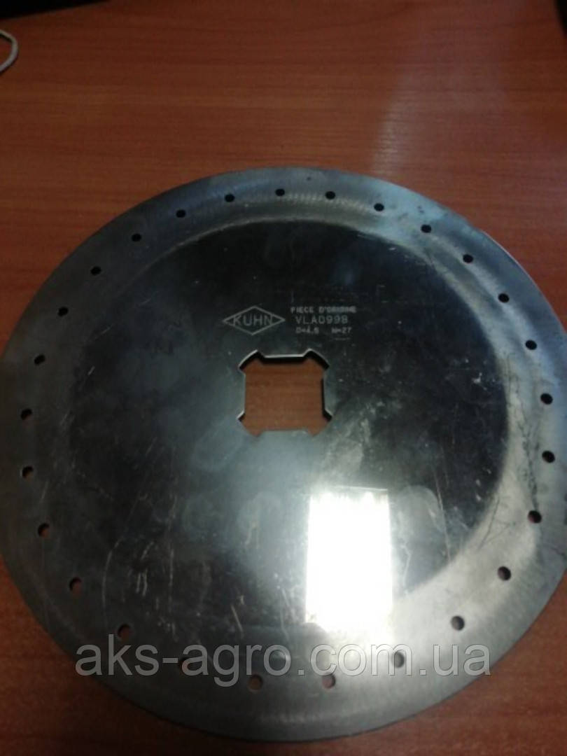 VLA0998 ОРИГІНАЛ Диск апарату висівний кукурудза (d=4.5, 27отв) КУН Planter ОРИГІНАЛ