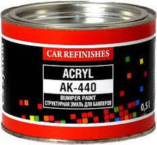 Структурна фарба для бамперів CS System Чорна 0,5 л