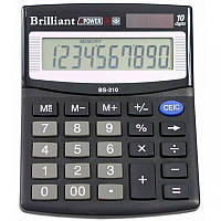 КалькуляторBrilliant BS-210 наст.10-розр,1 пам.100*125