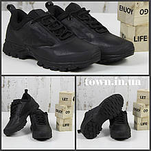 Чоловічі спортивні кросівки BaaS М7029-1 чорні. Кроси чоловічі повсякденні, зручні. Чоловіче взуття