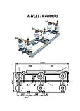 Двополюсний Роз'єднувач РЛНД-10/400-У1 без заземлення (з приводом ПР-1), фото 2