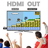Ігрова консоль (ігрова приставка) бездротова HDMI 568 ігор + 2 джойстики Y2+ HD, фото 7
