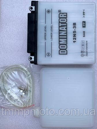 АКБ 12V5A DOMINATOR JAWA ACTIV заливной    120*130*61