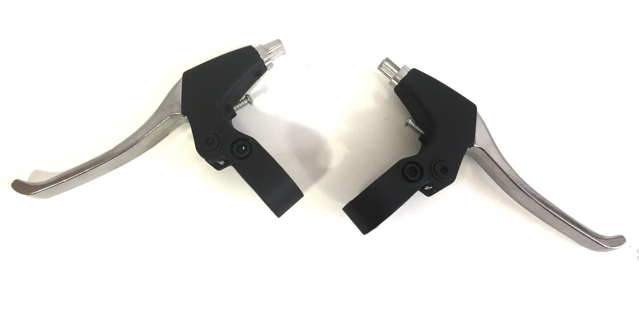 Гальмівні ручки для V-Brake, чорний/сріблястий (C-UH-D-0004), фото 1