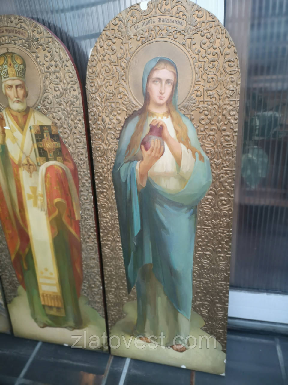 Ікона св. Марія Небесна, пісана 151*55см, фото 1