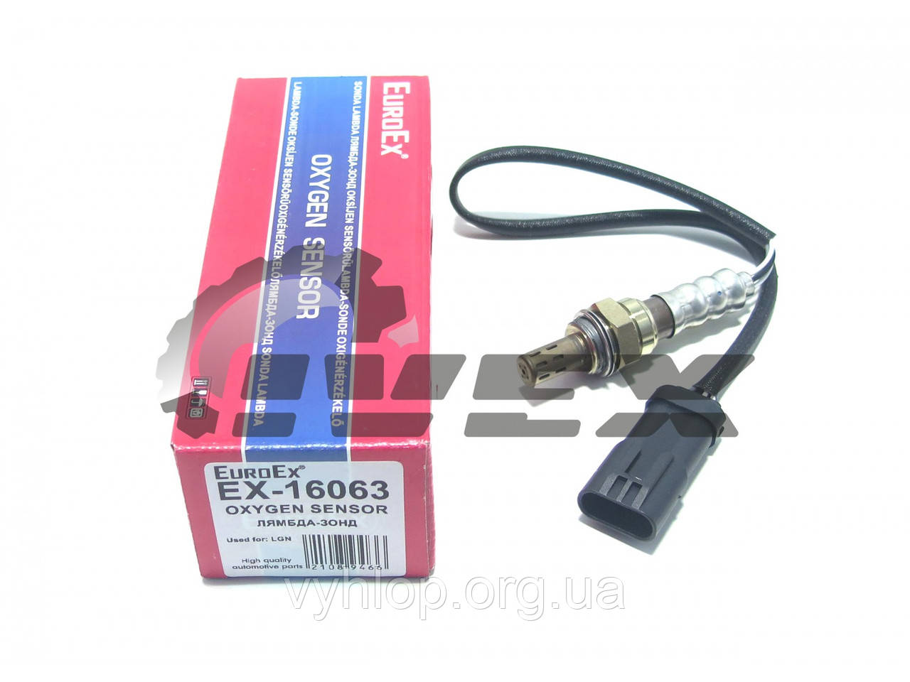 Датчик кисню - лямбда-зонд Renault (Dacia) Logan 1.4, 1.6 (82000563) EX-16063 EuroEx