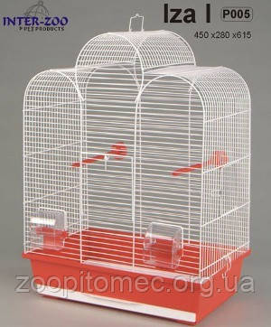 Клітка для папуги IZA 1,Inter Zoo.45*28*61,5 див.