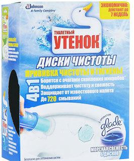 Диски чистоти Туалетне каченя для унітазів та пісуарів морський, фото 1