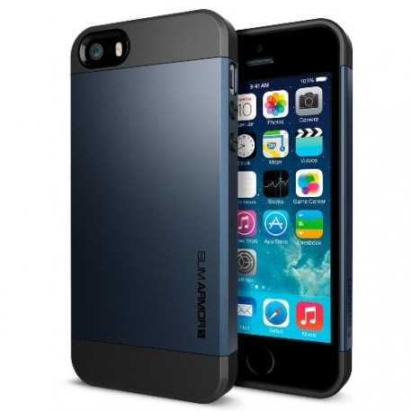 Чохол SGP Slim Armor для iPhone 5/5S Чорний